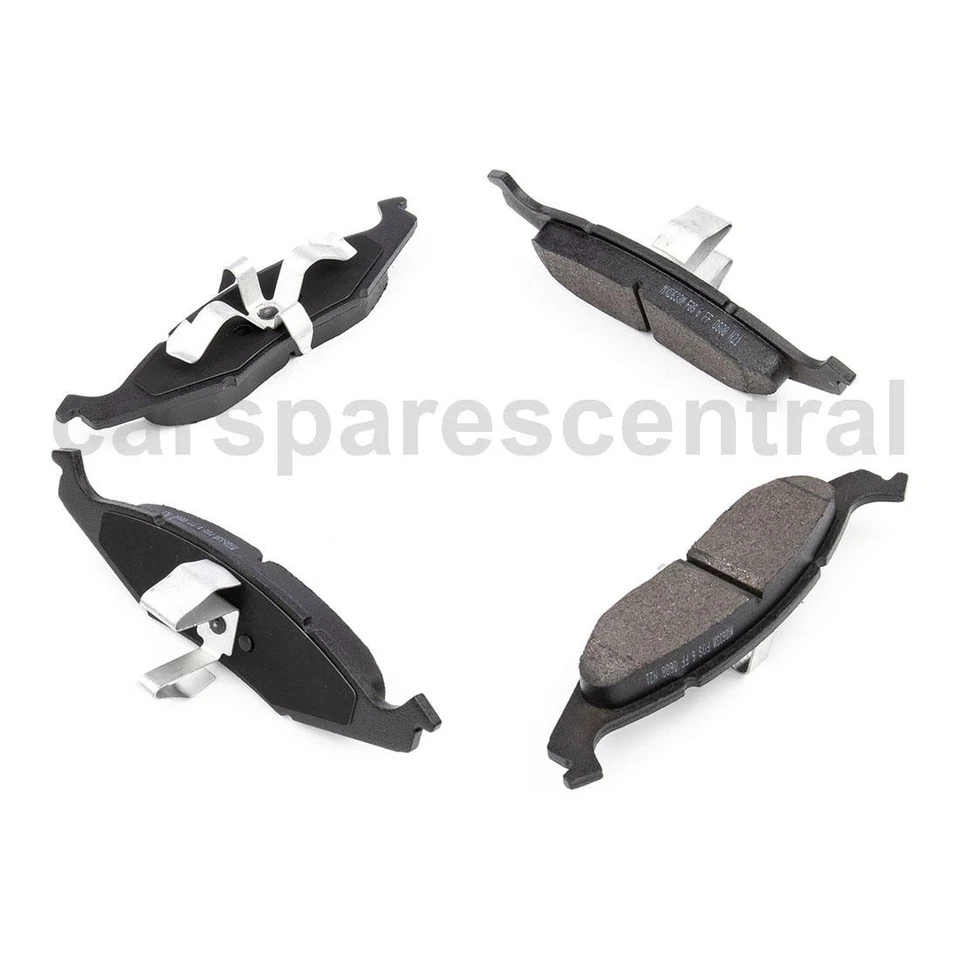 Pastillas de freno y zapatas semimetálicas delanteras traseras para Dodge Neon 1995 1996 Foto 4 de 4