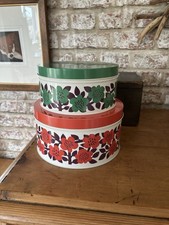 Orla kiely style Retro  Cake Tins ❤️💚