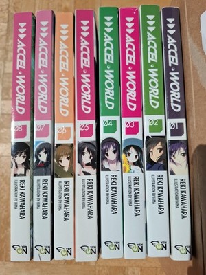 Accel World Light Novel 1-8 Englisch