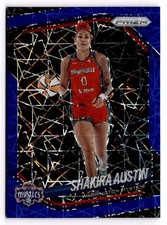 2025 Panini Prizm WNBA Blue Lazer - Shakira Austin #81 Mystics