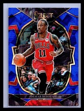 2022-23 Panini Select #5 DeMar DeRozan Blue Cracked Ice Prizms