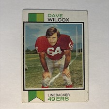 1973 Topps Dave Wilcox 360 San Francisco 49ers