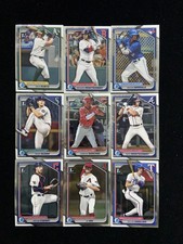 2024 Topps Bowman Draft Chrome Nick Kurtz Ryan Sloan JD Dix 1st Lot*9 QI95