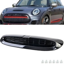 Für Mini F54 F55 F56 F57 2014-2021 Lufthutze Motorhaube Wabengrill Schwarz Glanz