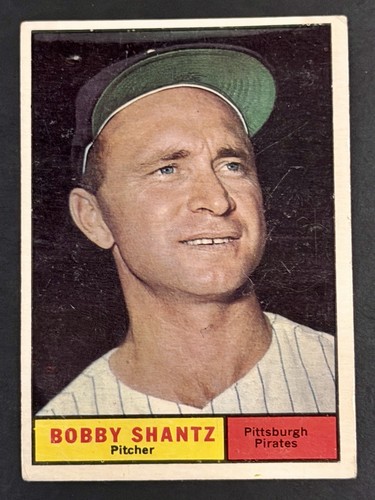 Bobby Shantz #379 1961 Topps card