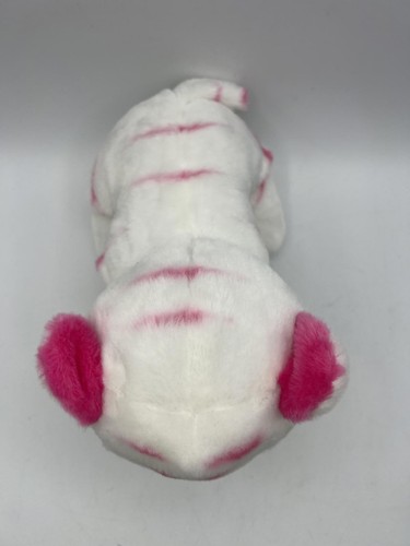 Ty Beanie Boo Snow Leopard Plush Toy - White with Pink Stripes - Picture 9 of 9