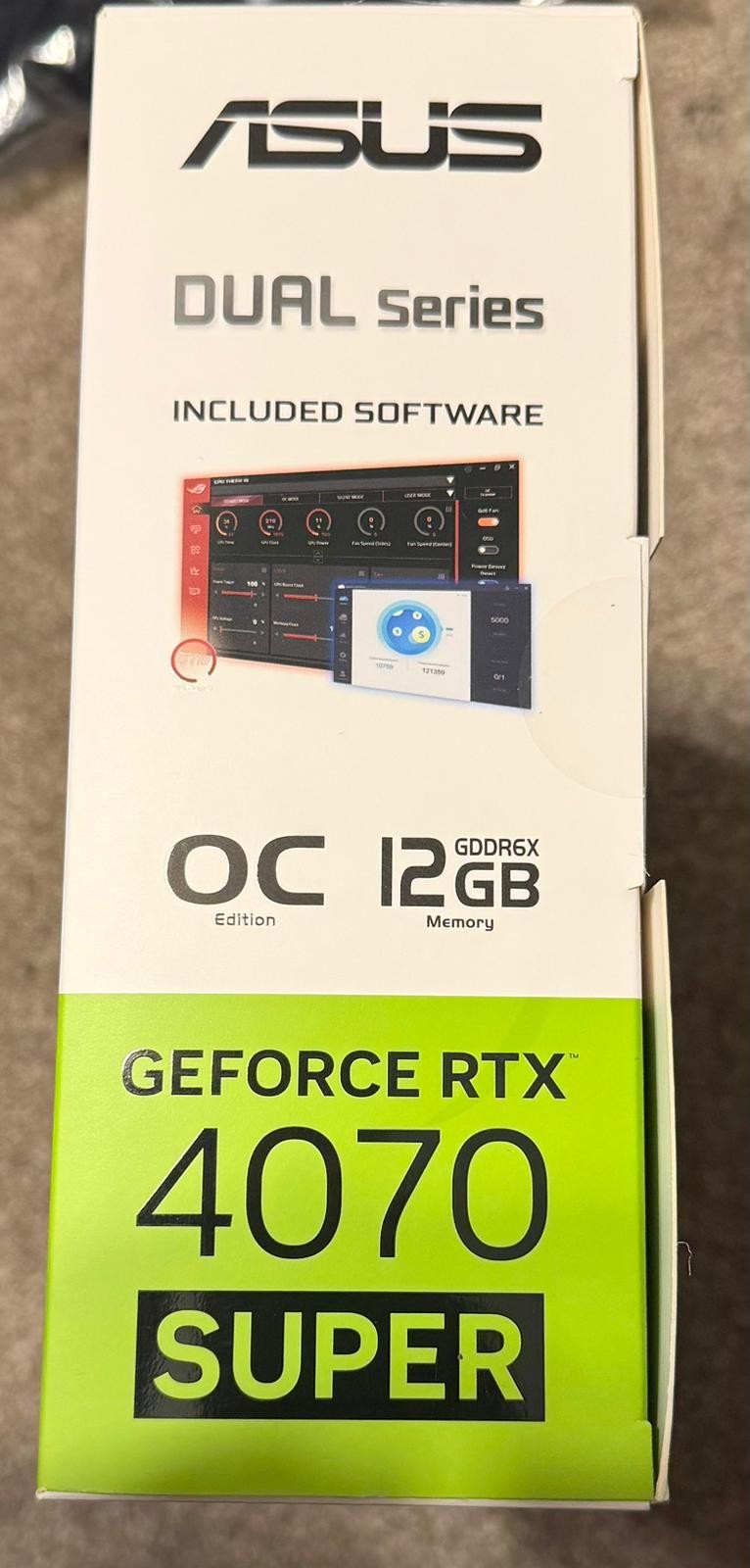 ASUS Dual GeForce RTX 4070 SUPER GPU Gaming Graphics Card 4