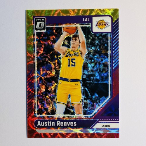 2024 PANINI DONRUSS OPTIC RED AND GOLD SCOPE #140 AUSTIN REAVES /99⭐️NBA CUP🏆