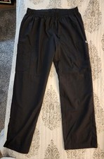 Black XL medical scrub pants 2 string tie and 1 elastic waist New, unused