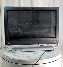 HP TouchSmart 7320 LAVA A7L21UT#ABA AIO PC Core i3-2120 2GB SEE NOTES 