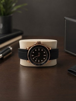 Custom 40mm Rose Gold Diver Mod Watch w/ NH35 AUTOMATIC Movement
