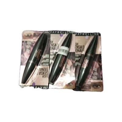 (3) Maybelline Lash Sensational Luscious Mascara Sealed 703 - Brownish Black