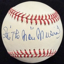 Stan The Man Musial Signed Nickname Baseball PSA/DNA