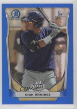 2014 Bowman Chrome Prospects Blue Refractor 44/250 Nick Ramirez #BCP35 2u3