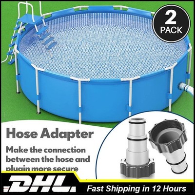 2x für INTEX Swimming Pool Adapter A Pumpe Schlauch Spezialadapter Schwimmbecken