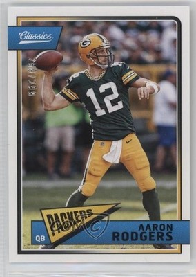 2018 Panini Classics Red Back 259/299 Aaron Rodgers #36 02wb