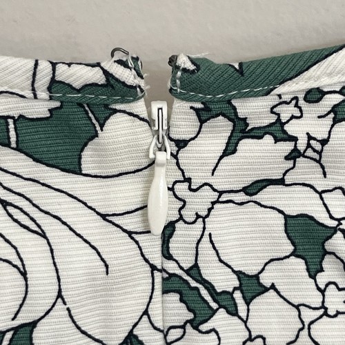 Women’s Boden Vivienne Shift Dress In Green & White Crochet Detail Size 16 R - Picture 14 of 15