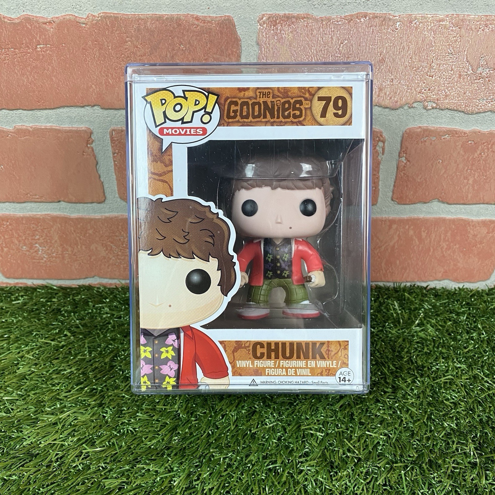 Funko Pop! Movies Vinyl Figure: The Goonies Chunk #79 w/ Pop Protector