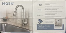 New Moen Kaden 87966SRS Pulldown Kitchen Faucet Spot Resist Stainless Finish