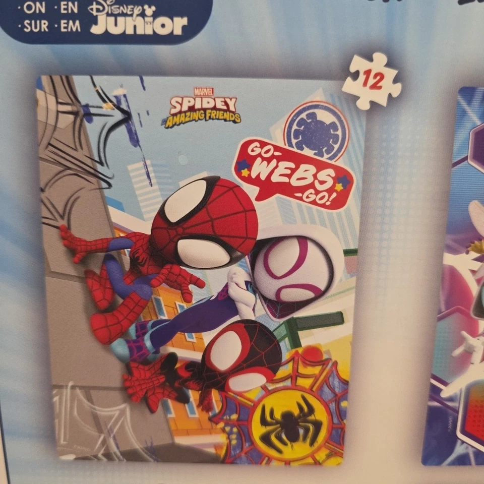 Marvel Spidey & Friends Marco Bandeja Puzzles Paquete de 3 Regalo de Navidad Foto 3 de 4