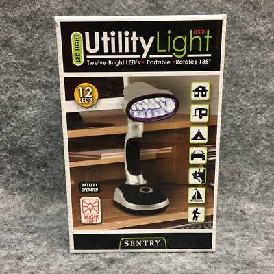Sentry Battery LED LEDDK Utility Light Flashlight 7.5'' Tall Portable Rotates NEW