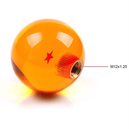 1*Manual Transmission Ball Gear Shifter Dragon Ball Z Shift Knob 1 Star Orange - Picture 4 of 15