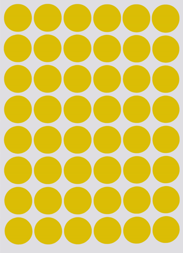 Dots Stickers Color Coding ~5/8 Inch 17mm Small Round Circular Labels - Picture 15 of 40