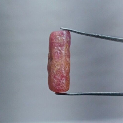 17mm Ruby Rough Stick, Natural Ruby For Jewellery, Rough For Gift.