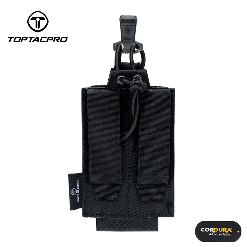 Porte-chargeur TOPTACPRO M4 - Poche Simple MOLLE, Coupe Laser, 5.56 Mm, Pour Airsoft