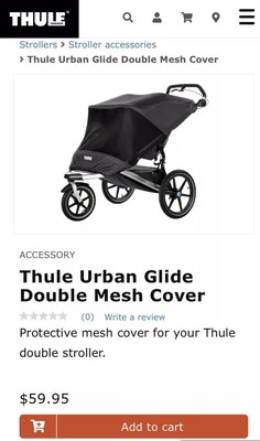 thule double stroller accessories