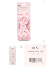Wet x Goody x LoveShackFancy LSF Wash Cotton Headband Rosa Beaux Pink