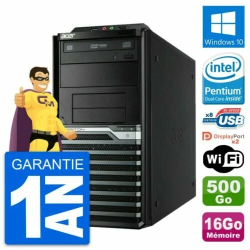 PCs de sobremesa y todo en uno Acer Intel Pentium Dual-Core