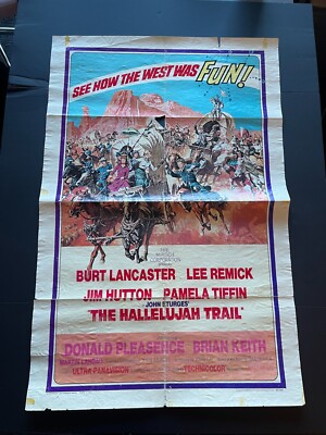 The Hallelujah Trail (1965) - Original One Sheet Movie Poster 27 x 41