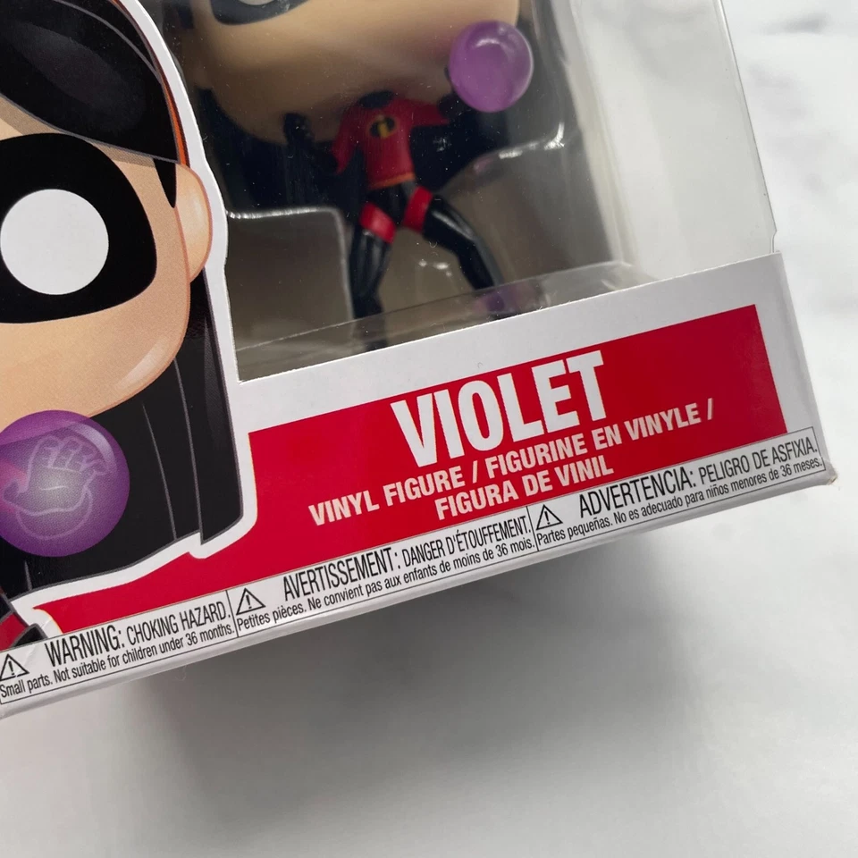 Figura Vinilo Funko Pop Increíbles 2 Violeta #365 Juguete Coleccionable Disney Foto 4 de 4