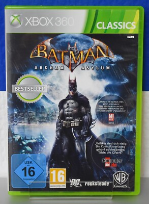 Batman: Arkham Asylum Classics Xbox 360 SEHR GUT in OVP und Anleitung Kampfspiel