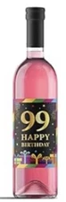 Wine Labels For 99th Birthday