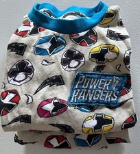 Power Rangers Costume or Pajamas Size 6 Cosplay 2 Piece Set