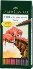 Faber Castell Pitt Artist Pens Brush Tip  Mul...