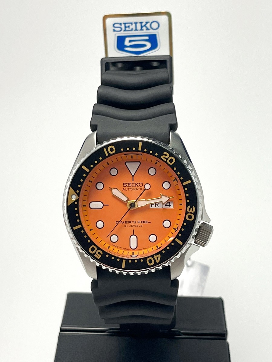 Seiko 5 Sports Orange Men's Watch - SKX011J1 for sale online