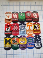 Custom Engraved NCAA College Dog Tag - Necklace - Keychain - Luggage - Pet Tag