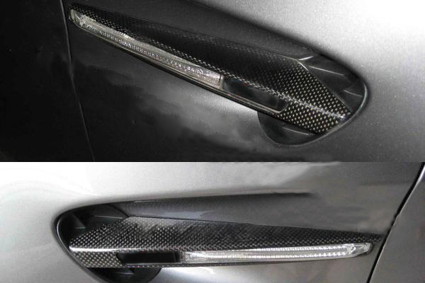 Fit For BMW E92 E90 E93 M3 Fender Cover Side Marker Grill