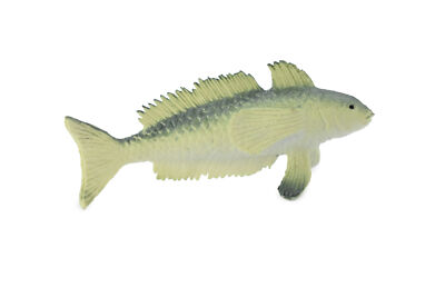 Gulf Kingfish Toy, Fish, Realistic Rubber Hand Painted, Figure 2 1/2'' F1126 B163