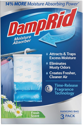 Fresh Scent Hanging Moisture Absorber, 1 Pound (Pack of 3) - Eliminates Musty Od
