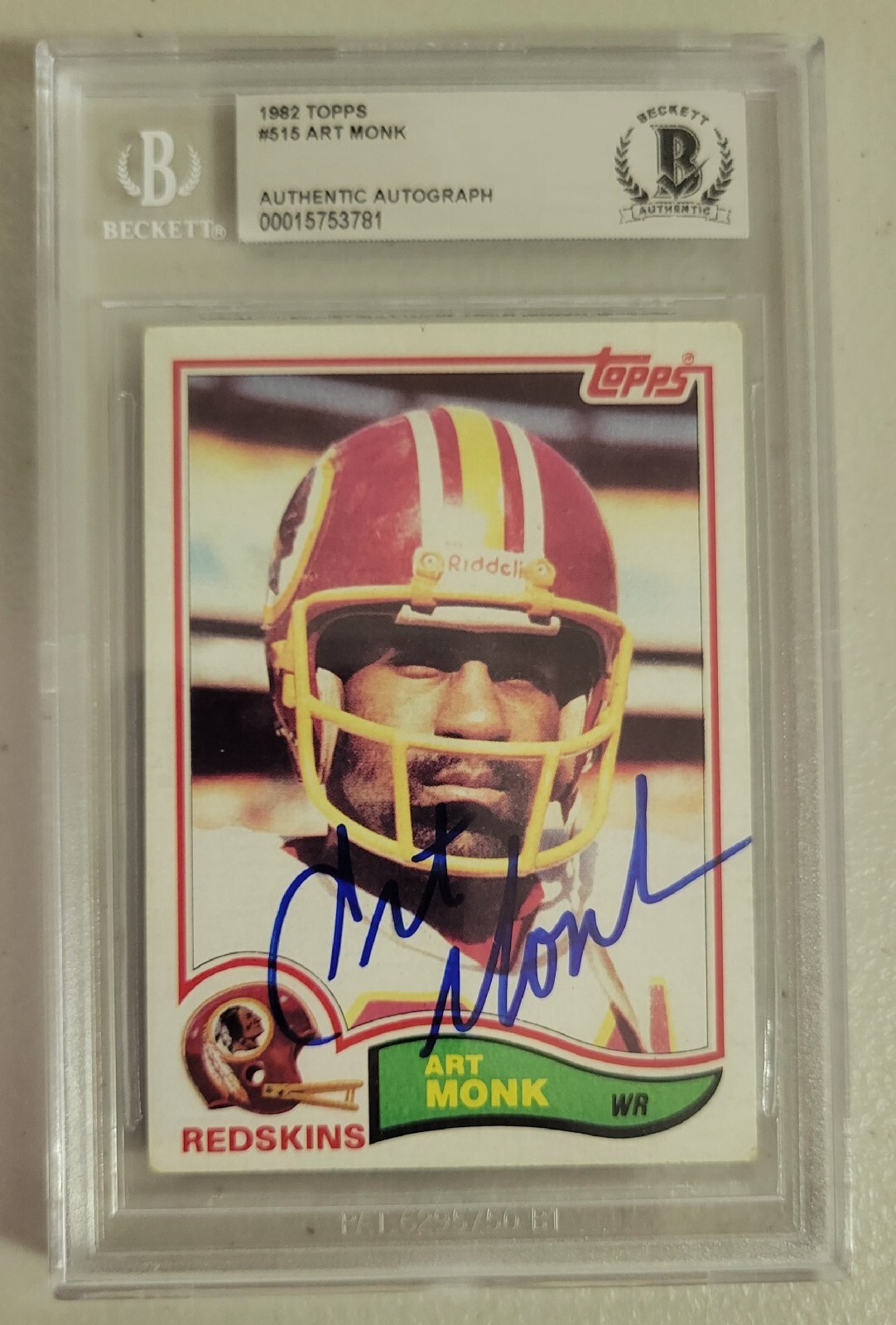 Redskins Jerseys Vntg Signed NFL Washington Redskins Art Monk - Main Image