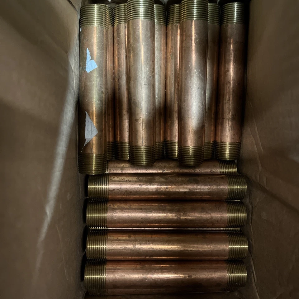 (6) 33326-12-6 Brass Pipe Nipple Male 3/4 NPT to Male 3/4 NPT x 6" - Image 3 of 4