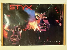 Original 1983 Styx Kilroy Was Here Promo Poster 24&rdquo;x36&rdquo; Poor condition