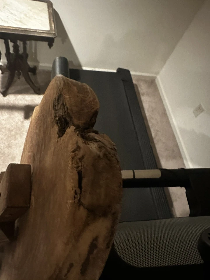 Mesa de centro de nogueira preta altamente figurada feita sob medida, borda livre, estilo Nokashima - Imagem 3 de 4