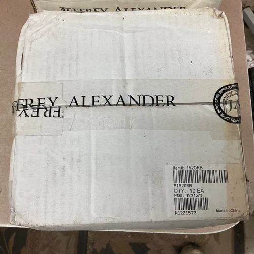 Lot Of 10 Jeffrey Alexander 152ORB Oil-Rubbed Bronze Pull Handle 6” long 3 3/4cc - Picture 3 of 6