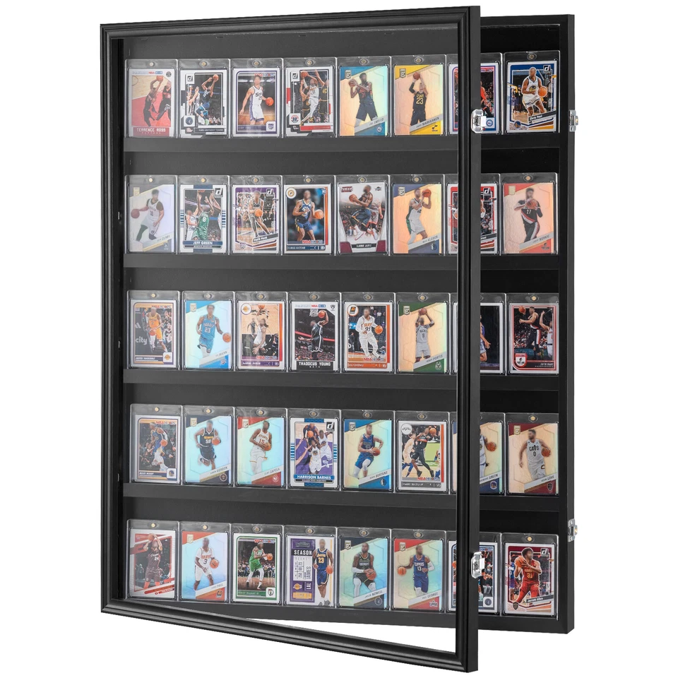VEVOR Vitrine de cartes de sport classées 617 x 775 x 55 mm protection UV à 98 %