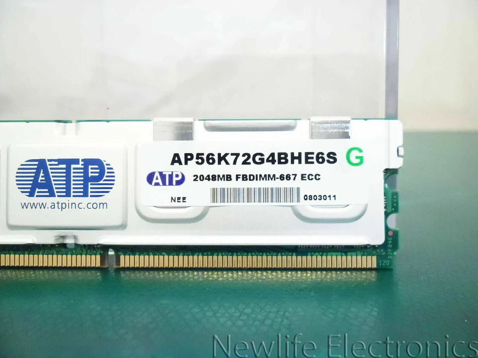 ATP AP56K72G4BHE6S 2GB PC-5300 Fully Buffered Dimm Server Memory - Image 2 of 3